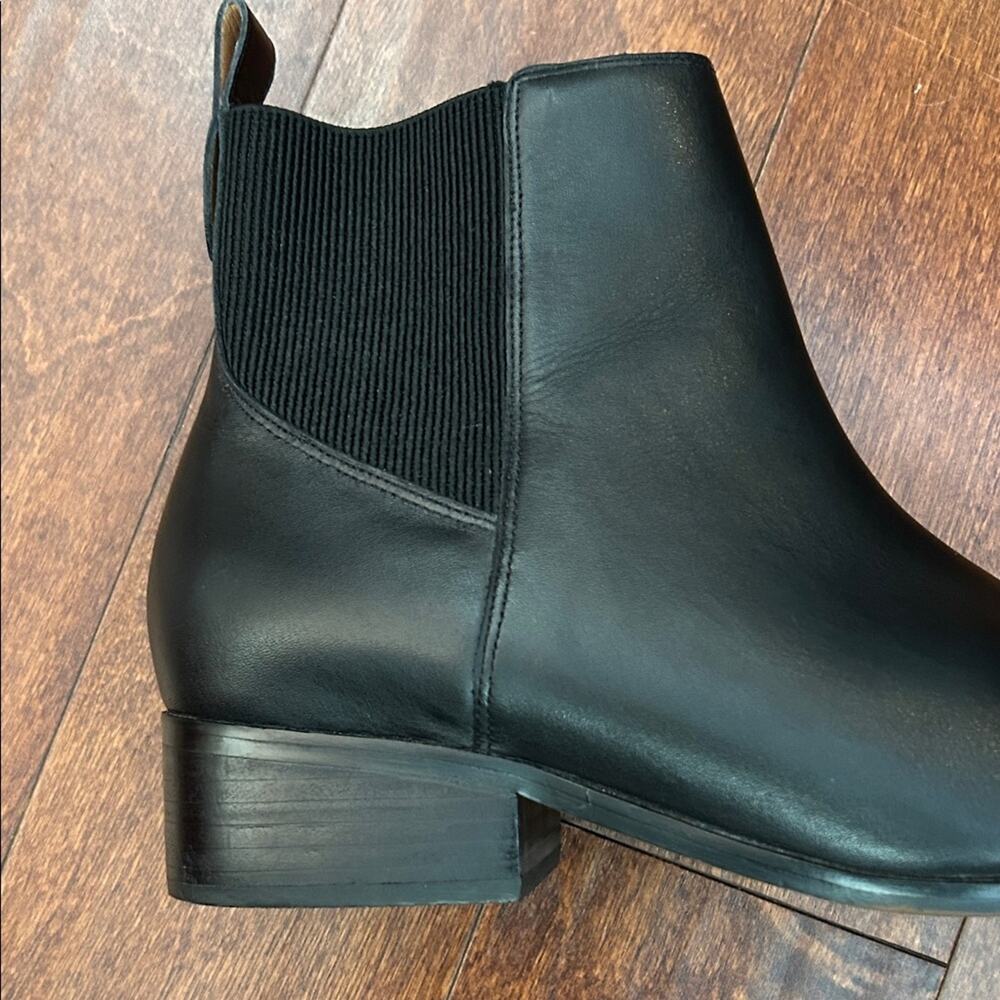 Frankie4 “Nina” Black Leather Pointed Toe Ankle Boots, Size 11 - Picture 7 of 15